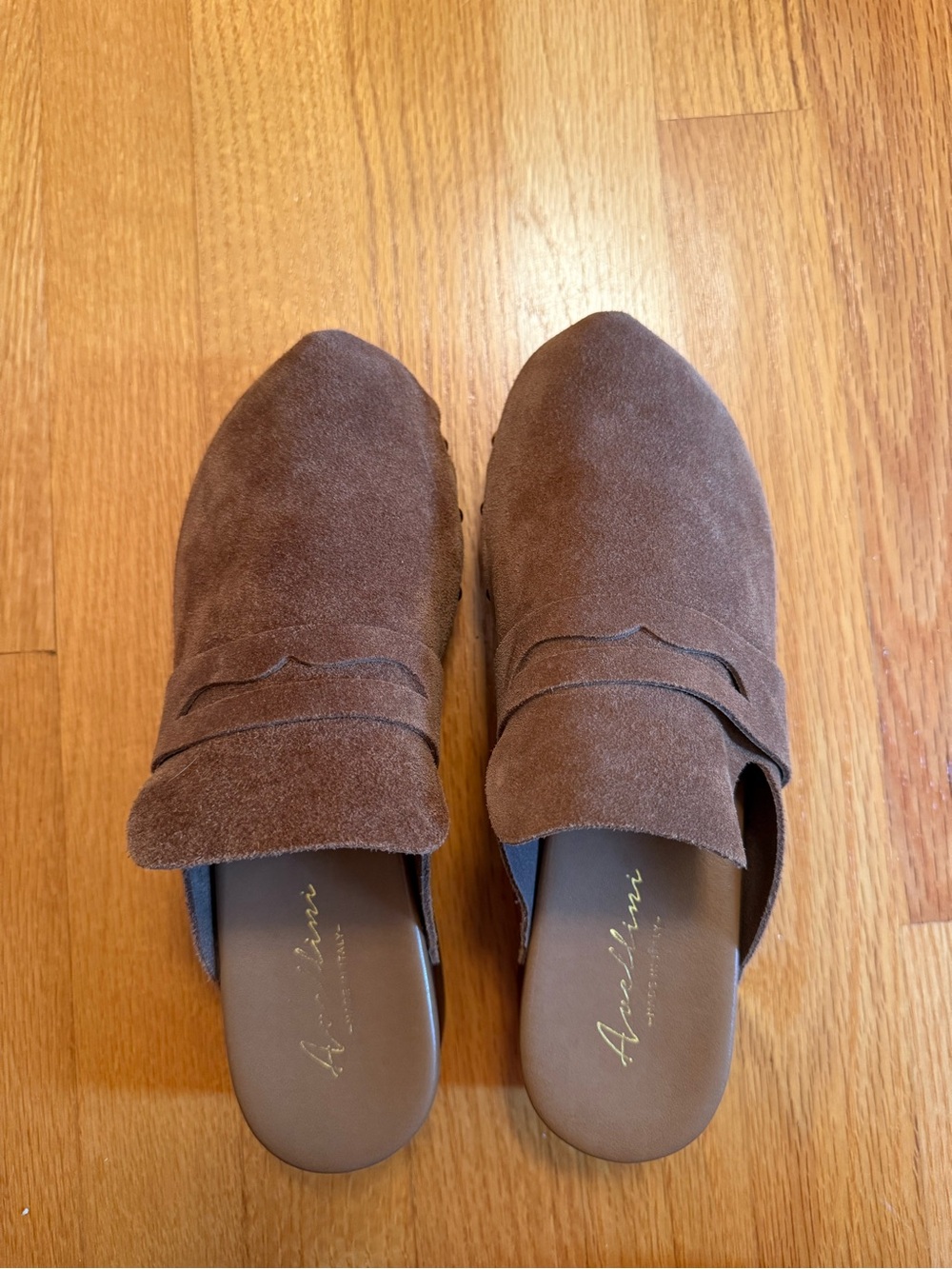 Women’s Brown Suede Slip-On Loafers